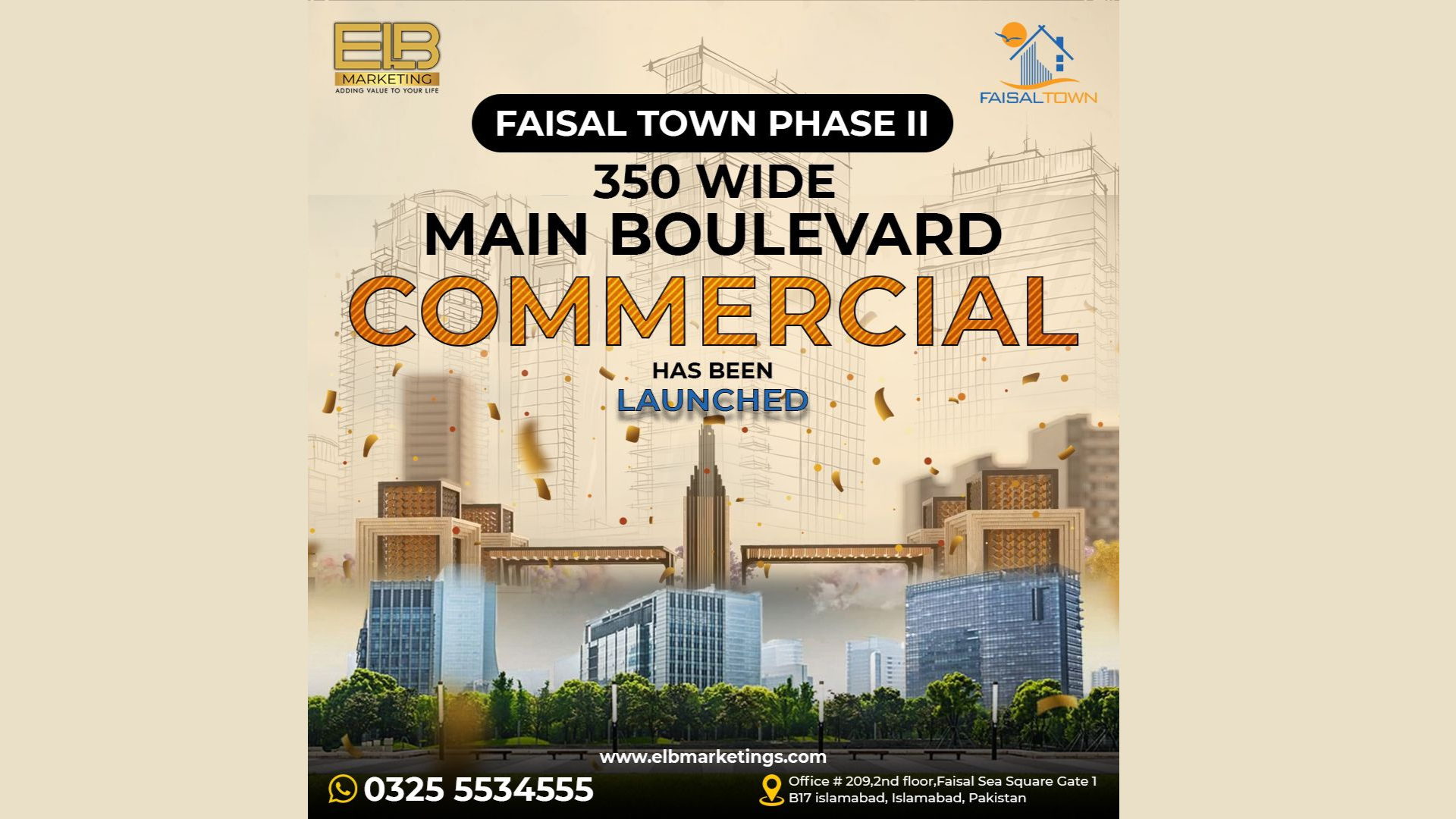 Faisal Town Phase 2 new commercial plots